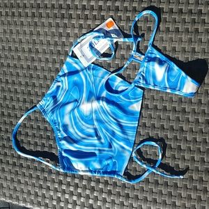 Wet look retro. Bikini Vintage